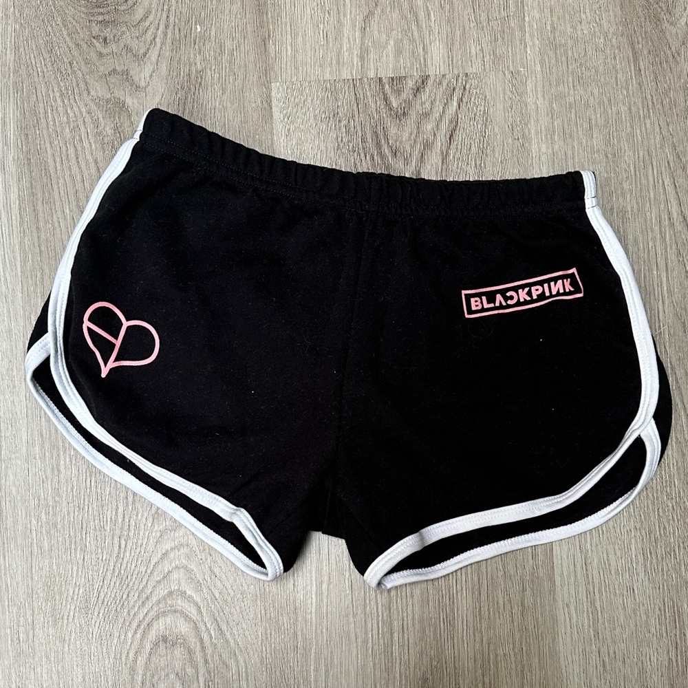 Women's black shorts from Blackpink 2025 world tour